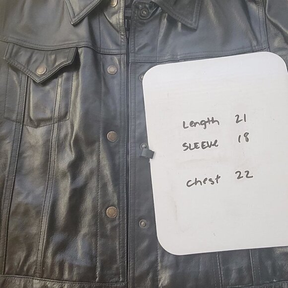 Finity Midnight Leather Jacket - Picture 6 of 12